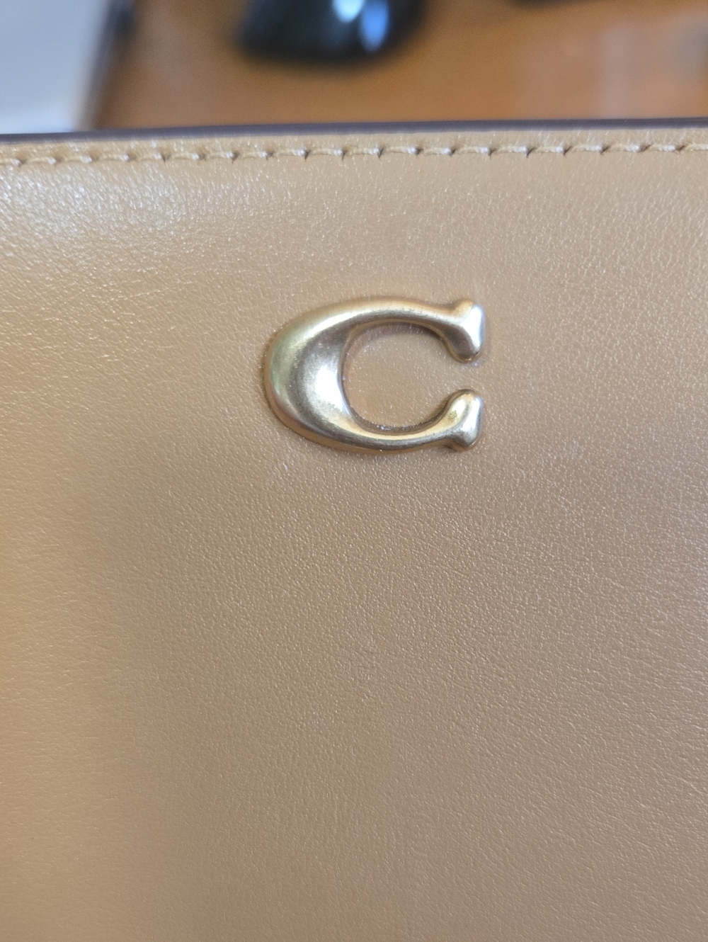 Coach Essential Skinny Wallet In Honey Brown - Picture 4 of 11